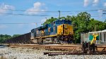 CSX 3249 & 3167 are waiting with a loaded coal train for departure 